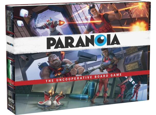 Paranoia The Uncooperative Board Game Brettspill 