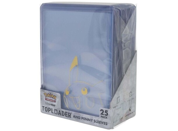 Pikachu Toploader+Penny Sleeve - 25 stk Ultra Pro 