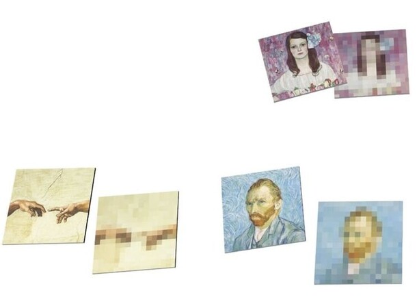 Pixel Art Memo Brädspel 