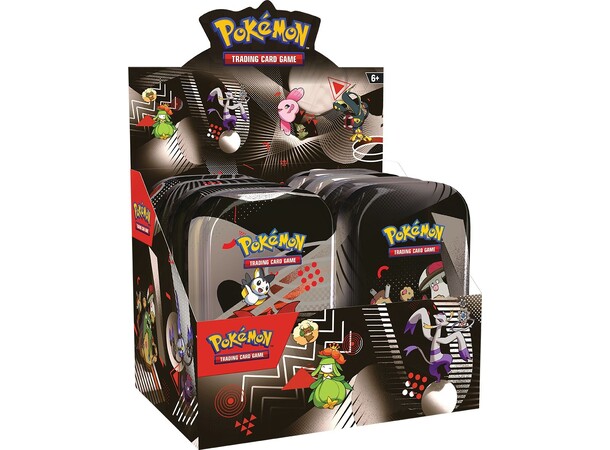 Pokemon Black Bolt/White Flare Tin x8 Tin Box - 8 stk 