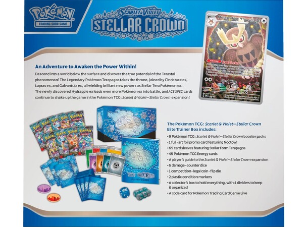 Pokemon Stellar Crown Elite Trainer Box 