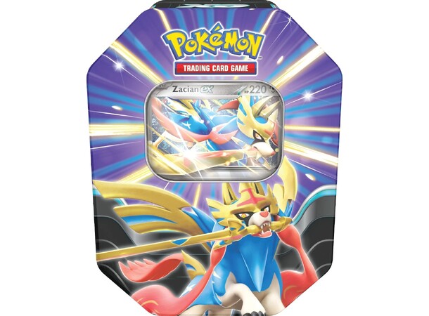 Pokemon Tin Box Zacian ex Slashing Legends 