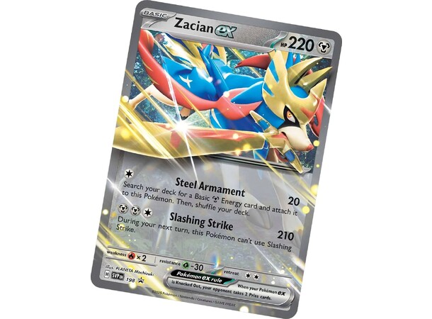 Pokemon Tin Box Zacian ex Slashing Legends 