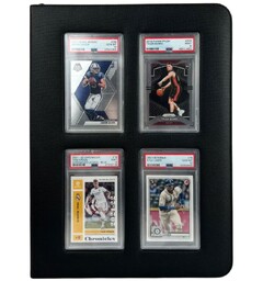 Premium Card Slab Binder Window Black Evoretro