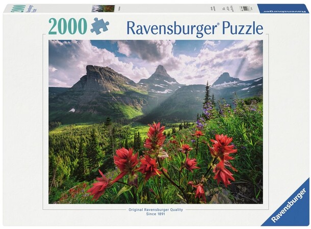 Pristine Mountains 2000 bitar Pussel Ravensburger Puzzle 