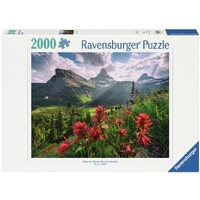 Pristine Mountains 2000 biter Puslespill Ravensburger Puzzle
