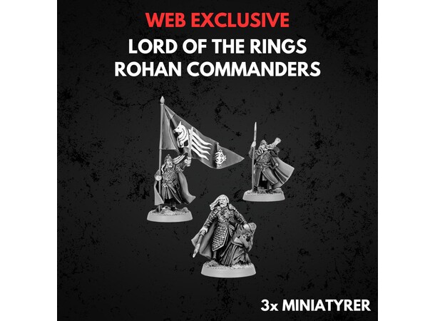 Rohan Commanders Middle-earth Strategy Battle Game 