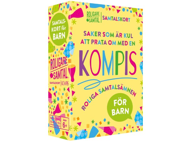Roligare Samtal Kompis Partyspel Svensk utgåva 