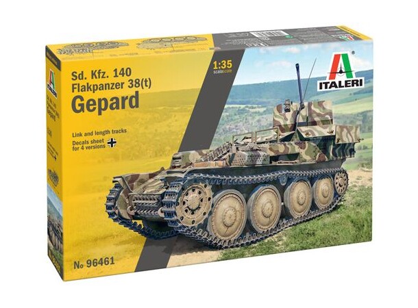 Sd Kfz 140 Flakpanzer 38t Gepard Italeri 1:35 Byggesett 