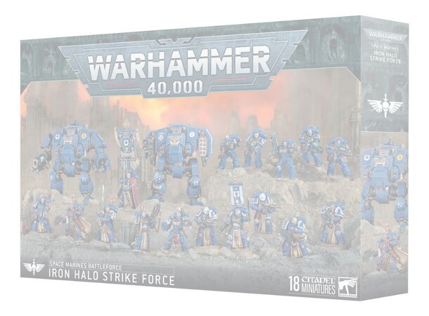 Space Marines Iron Halo Strike Force ***UTSOLGT*** Battleforce 