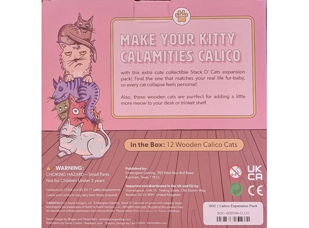 Stack O Cats Calico Expansion Utvidelse til Stack O Cats 