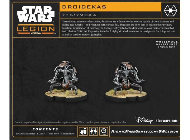 Star Wars Legion Droidekas 