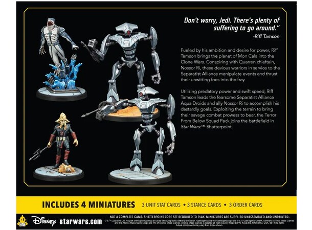 Star Wars Shatterpoint Terror From Below Squad Pack 