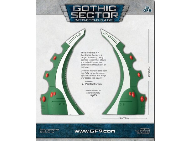 Terreng Eldar Portals Battlefield in a Box - Gothic Sector 