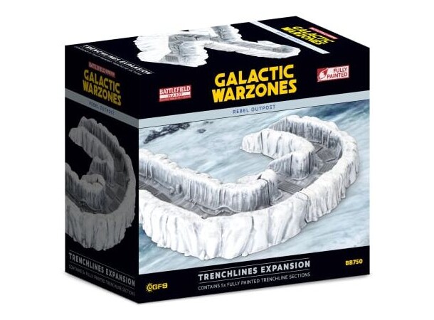 Terreng Rebel Outpost Trenchlines Exp Battlefield in a Box - Galactic Warzones 