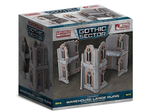 Terreng Warehouse Big Ruins Battlefield in a Box - Gothic Sector 