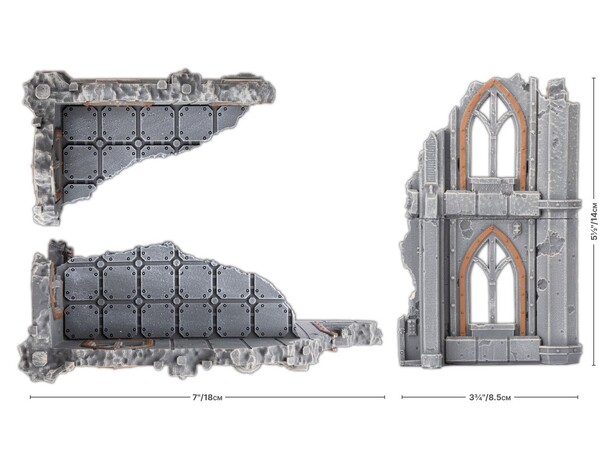 Terreng Warehouse Big Ruins Battlefield in a Box - Gothic Sector 