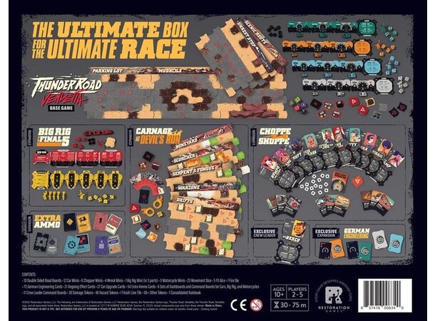 Thunder Road Maximum Chrome Brettspill 