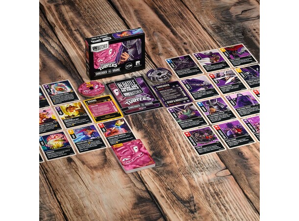 Unmatched TMNT Shredder vs Krang Villain Deck 