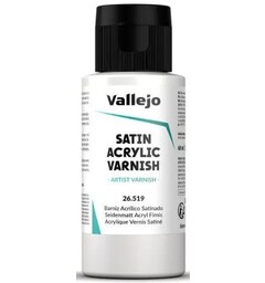 Vallejo Satin Acrylic Varnish 60ml Quick Dry
