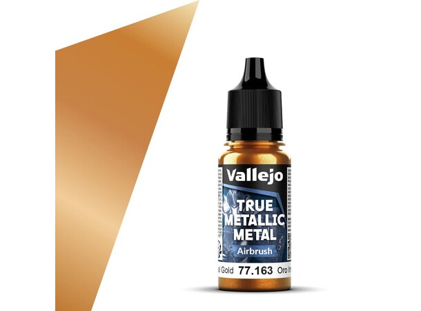 Vallejo True Metallic Airbrush Imperial Gold - True Metallic Metal 