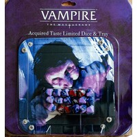 Vampire RPG Acquired Taste Dice & Tray Vampire the Masquerade