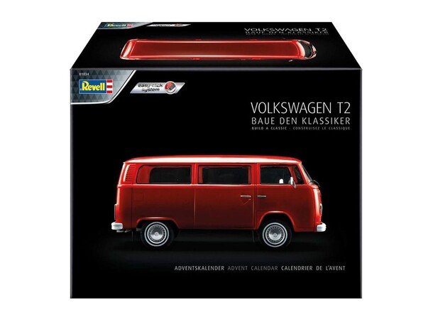 Volkswagen T2 Minibuss Julekalender Revell 1:24 Adventskalender 