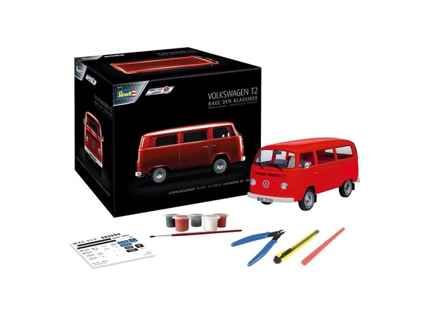 Volkswagen T2 Minibuss Julekalender Revell 1:24 Adventskalender 