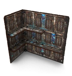 WTC Terrain Three-Story Ruin Sci-Fi Green Stuff World