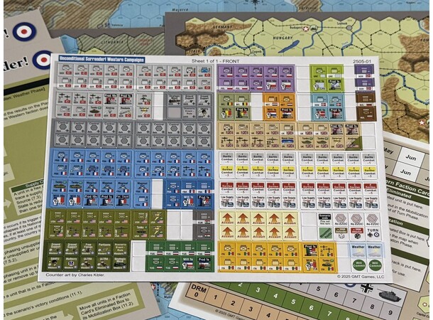 Western Campaigns Brädspel Unconditional Surrender 