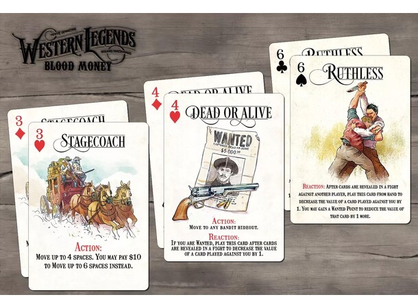 Western Legends Blood Money Expansion Utvidelse til Western Legends 