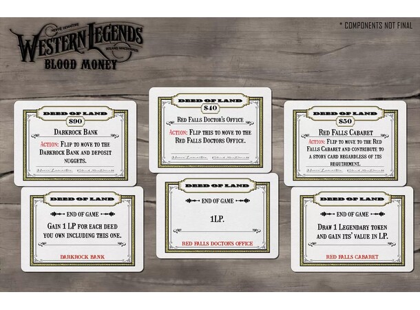 Western Legends Blood Money Expansion Utvidelse til Western Legends 