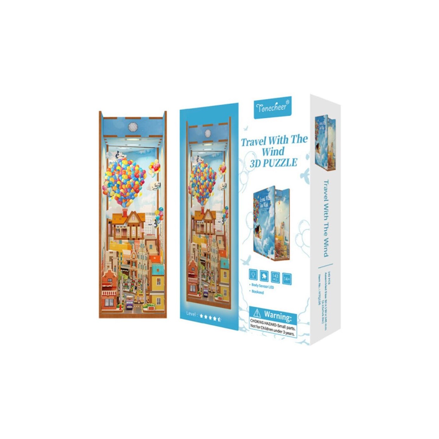 Book Nook Travel with the Wind Tonecheer 3D Puzzle