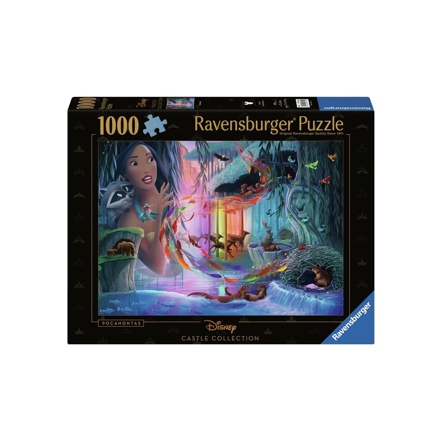 Disney Castle Pocahontas 1000 biter Ravensburger Puzzle Puslespill