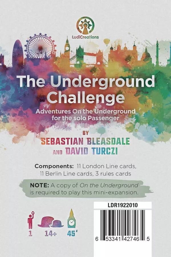 The Underground Challenge London/Berlin Utvidelse til The Underground