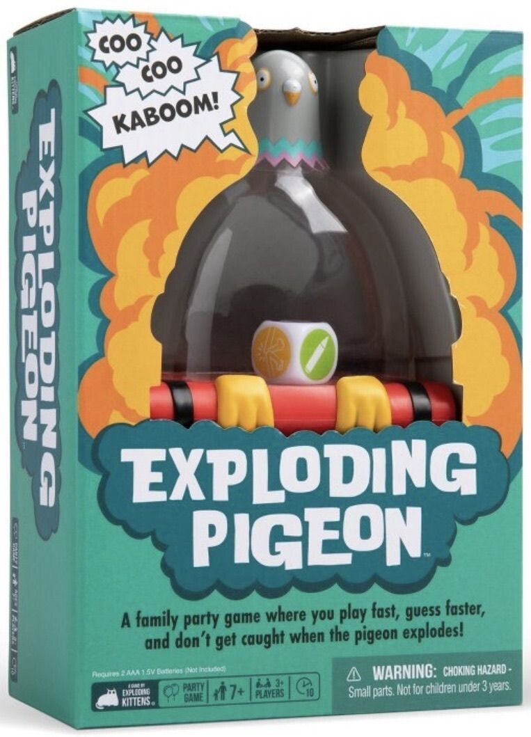 Exploding Pigeon Partyspill