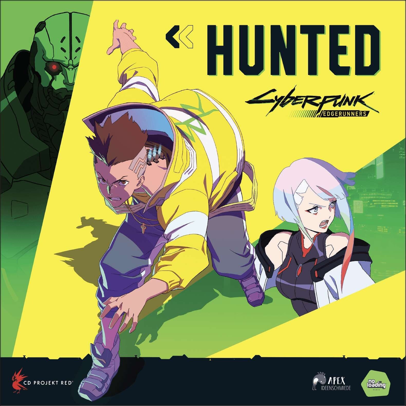 Cyberpunk Edgerunners Hunted Brettspill