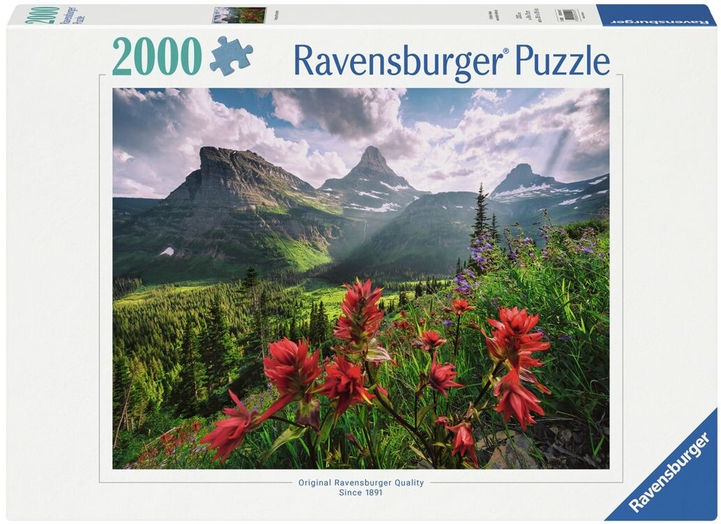 Pristine Mountains 2000 biter Puslespill Ravensburger Puzzle