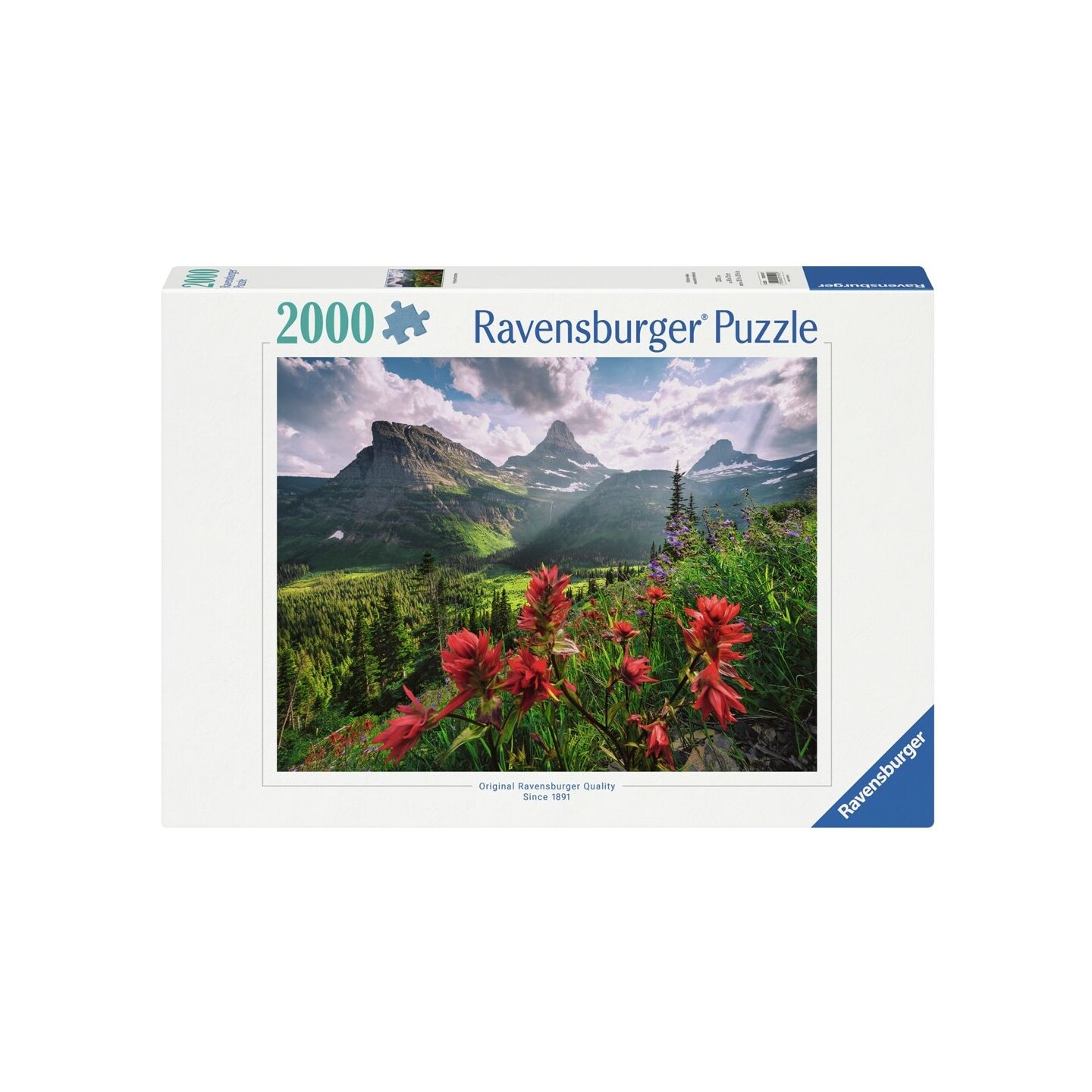 Pristine Mountains 2000 biter Puslespill Ravensburger Puzzle
