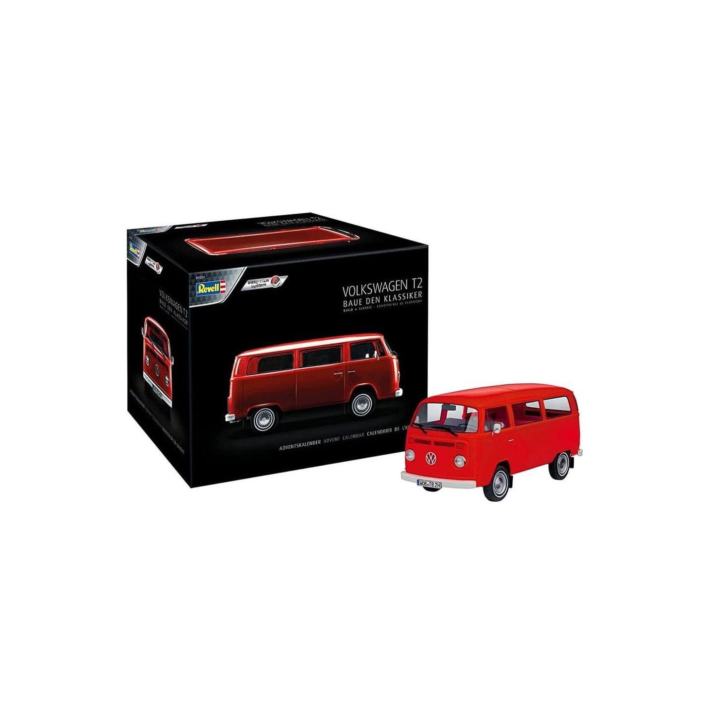 Volkswagen T2 Minibuss Julekalender 1:24 Revell Advent Calendar