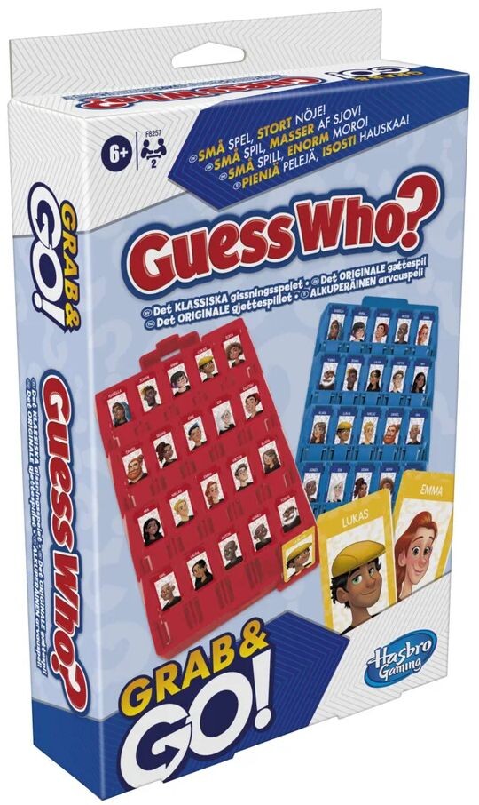 Guess Who Grab & Go - Reiseutgave Norske regler