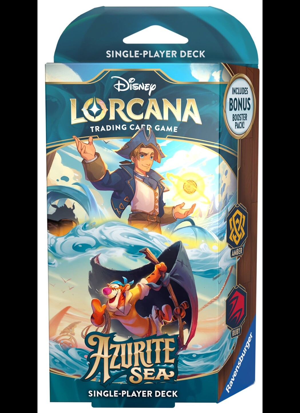 Disney Lorcana Azurite Sea Starter A Starter Deck - Amber & Ruby