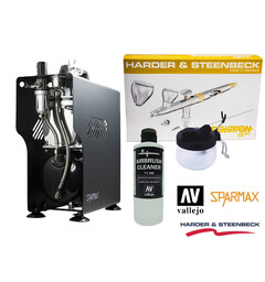 Airbrush Startpakke PREMIUM - Komplett Alt du trenger for &#229; komme igang