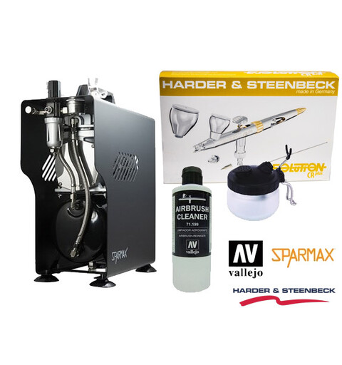 Airbrush Startpakke PREMIUM - Komplett Alt du trenger for &#229; komme igang