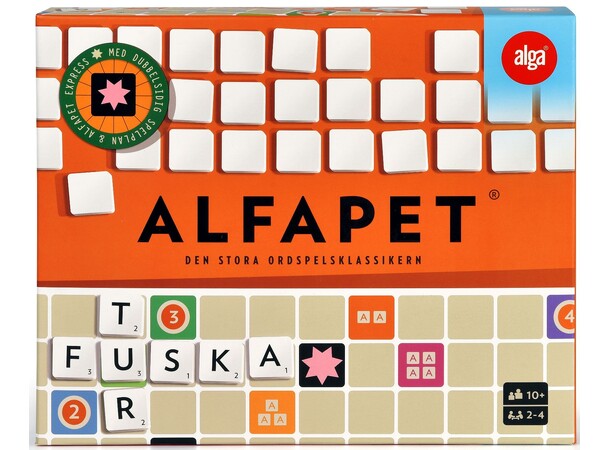 Alfapet Brädspel Svensk utgåva 