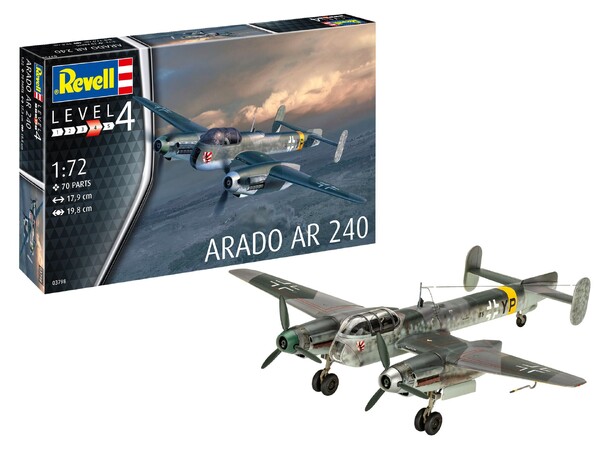 Arado AR-240 Revell 1:72 Byggesett 