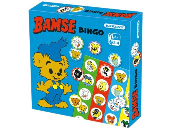 Bamse Bingo Brädspel Svensk utgåva 
