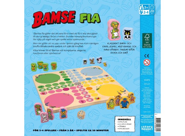 Bamse Fia Ludo - SVENSK 