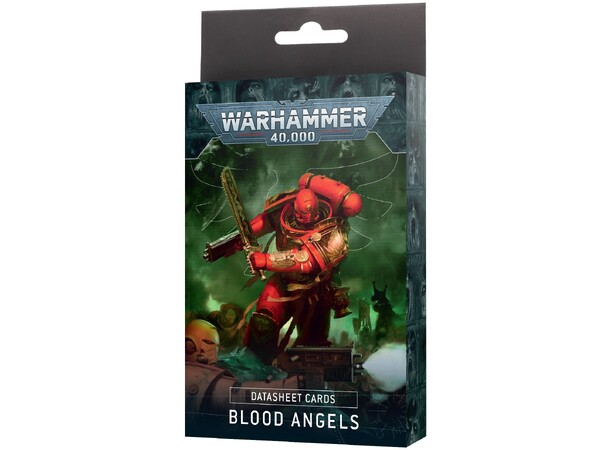 Blood Angels Datasheet Cards Warhammer 40K 