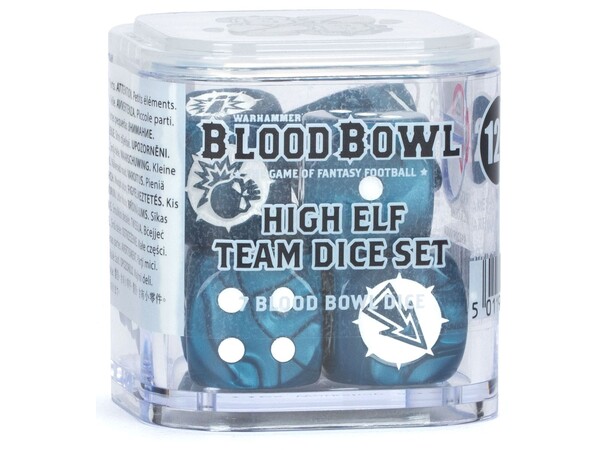 Blood Bowl High Elf Dice Set 